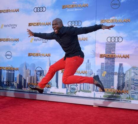 Actor Terry Crews attends the premiere of the sci-fi motion picture Spider-Man: Homecoming at TCL Chinese Theatre in the Hollywood section of Los Angeles on June 28, 2017. Storyline: Following the events of Captain America: Civil War (2016), Peter Parker attempts to balance his life in high school with his career as the web-slinging superhero Spider-Man.  LAP2017062862 JIMxRUYMEN
