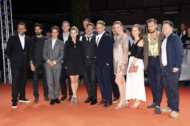 Ken Duken mit Team und Cast und Diana Iljine bei der Premiere von Berlin Falling auf dem 35. Filmfest München im Festivalzentrum Gasteig. München, 28.06.2017 Foto:xP.xSchönbergerx xFuturexImage