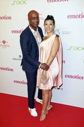 Yared Dibaba mit Gattin Fernanda de Sousa Dibaba beim Emotion Award 2017 in der Laeiszhalle. Hamburg, 28.06.2017 Foto:xC.xTamckex xFuturexImage