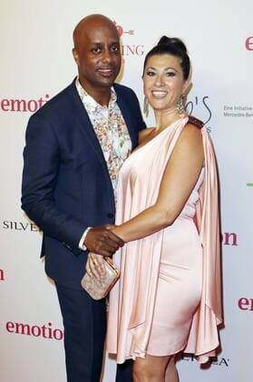 Yared Dibaba mit Gattin Fernanda de Sousa Dibaba beim Emotion Award 2017 in der Laeiszhalle. Hamburg, 28.06.2017 Foto:xC.xTamckex xFuturexImage