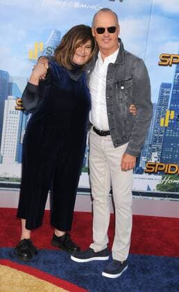 June 28, 2017 - Los Angeles, California, United States - June 28th 2017 - Los Angeles, California USA - Actor MICHAEL KEATON, Producer AMY PASCAL at the Spider-Man:Homecoming Premiere held at the TCl Chinese Theater, Hollywood, CA. Los Angeles United States - ZUMAf05_ 20170628_zaf_f05_073 Copyright: xPaulxFentonx