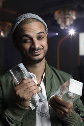 Younes Al-Amayra von Datteltäter bei der Verleihung des Grimme Online Award 2017 in der Kölner Flora. Köln, 30.06.2017 Foto:xC.xHardtx xFuturexImage