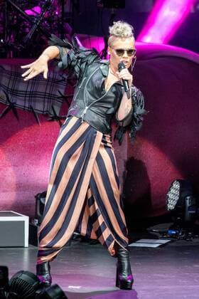 July 2, 2017 - Wisconsin, United States - Pink (Alecia Moore) performs live in concert on the opening night of her 2017 tour during Summerfest Music Festival at Henry Maier Festival Park in Milwaukee, Wisconsin, United States - 2 July 2017 United States  - ZUMAr152 20170702_zaa_r152_004 Copyright: xDanielxDesloverx xRmvx