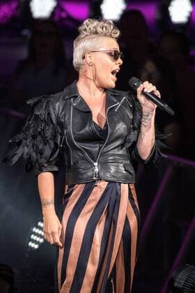 July 2, 2017 - Wisconsin, United States - Pink (Alecia Moore) performs live in concert on the opening night of her 2017 tour during Summerfest Music Festival at Henry Maier Festival Park in Milwaukee, Wisconsin, United States - 2 July 2017 United States  - ZUMAr152 20170702_zaa_r152_007 Copyright: xDanielxDesloverx xRmvx