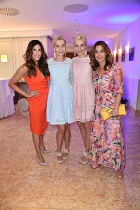Alexandra Polzin, Nina und Julia Meise und Bettina Cramer beim Spa Diamond Award 2017 am 3.07.2017 in Berlin Spa Diamond Award 2017 in Berlin 