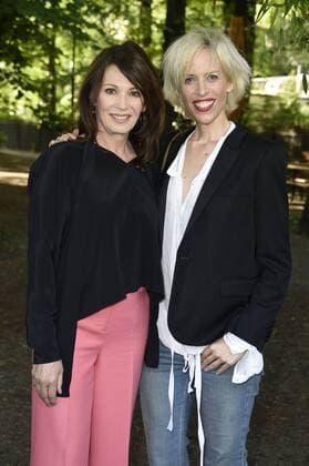 Iris Berben und Katja Eichinger bei der Premiere von Mix It! - ein Projekt der Deutschen Filmakademie und bilderbewegen e.V. im Filmtheater am Friedrichshain. Berlin, 03.07.2017 Foto:xF.xKernx xFuturexImage