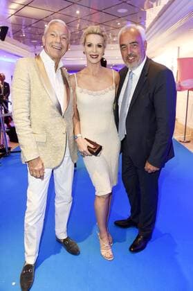 Jo Groebel mit Gattin Grit Weiss und Hans-Reiner Schröder bei der Verleihung des 14. SPA Diamond im Hotel Palace. Berlin, 03.07.2017 Foto:xF.xKernx xFuturexImage