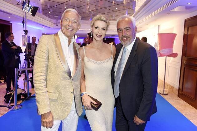 Jo Groebel mit Gattin Grit Weiss und Hans-Reiner Schröder bei der Verleihung des 14. SPA Diamond im Hotel Palace. Berlin, 03.07.2017 Foto:xF.xKernx xFuturexImage