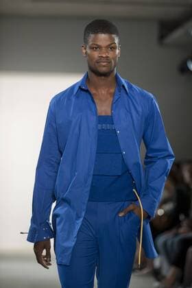 July 4, 2017 - Berlin, Germany - A model runs the runwy at the Ivanman fashion show during the Mercedes-Benz Berlin Fashion Week Spring Summer 2018 at Jandorf Kaufhaus in Berlin, Germany on July 4, 2017. Berlin Germany  - ZUMAn230 20170704_zaa_n230_225 Copyright: xEmmanuelexContinix