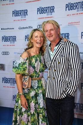 Monika Gruber und Detlev Buck Premiere Das Pubertier - Der Film Mathäser Filmpalast München 04. Juli 2017