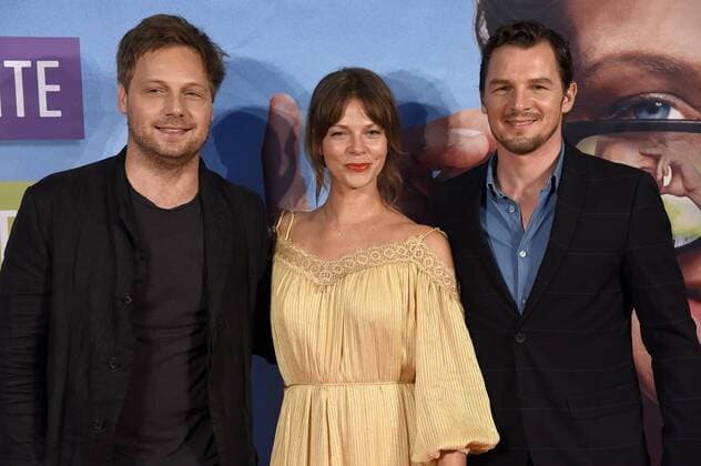 Christoph Letkowski, Jessica Schwarz und Felix Klare bei der Premiere des Kinofilms Auf der anderen Seite ist das Gras viel grüner im Metropolis Kino. Frankfurt, 05.07.2017 Foto:xR.xMurmannx xFuturexImage