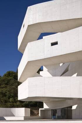 Architektur von Alvaro Siza Vieira Brutalist Modernism, Ibere Camargo Museum, Porto Alegre, Brazil. Porto Alegre Brazil  Copyright: xFernandoxAldax 31632-230-1
