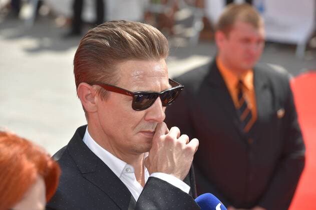 American actor Jeremy Renner introduces the American film Wind River during the 52nd International Film Festival in Karlovy Vary, Czech Republic, on July 7, 2017. (CTKxPhoto SlavomirxKubes) CTKPhotoP201707070623901  KBS_0034