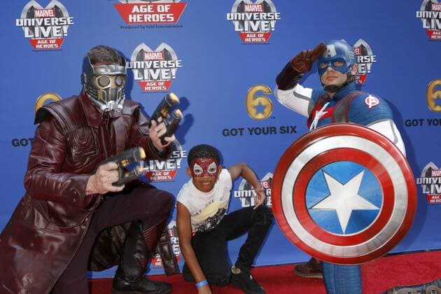 July 8, 2017 - Los Angeles, CA, USA - LOS ANGELES - JUL 8: _MG at the Marvel Universe Live Red Carpet at the Staples Center on July 8, 2017 in Los Angeles, CA Los Angeles USA - ZUMAb170 20170708_zap_b170_030 Copyright: xKayxBlakex