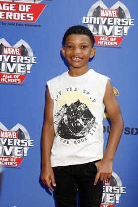 July 8, 2017 - Los Angeles, CA, USA - LOS ANGELES - JUL 8: Lonnie Chavis at the Marvel Universe Live Red Carpet at the Staples Center on July 8, 2017 in Los Angeles, CA Los Angeles USA - ZUMAb170 20170708_zap_b170_048 Copyright: xKayxBlakex