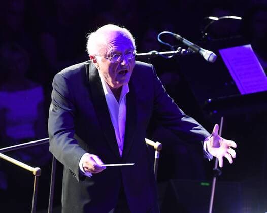 Czech National Symphony Orchestra under the baton of Vladimir Cosma perform within the 13th Prague Proms music festival in Prague, Czech Republic, on July 10, 2017. (CTKxPhoto KaterinaxSulova) CTKPhotoP201707100817201  SUK_6451