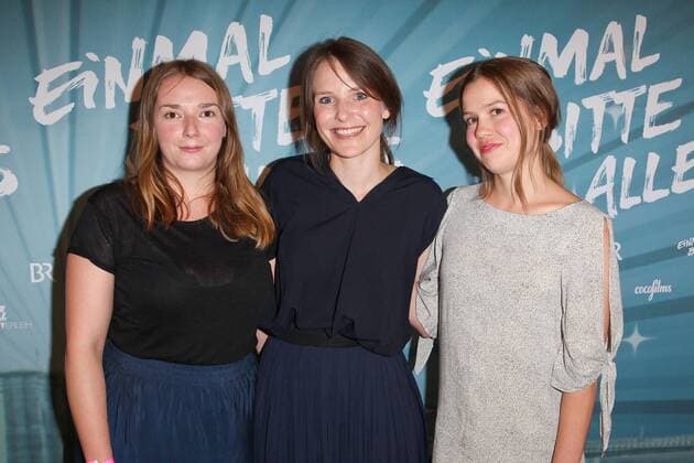 Madeleine Fricke (Autorin), Helena Hufnagel (Regiesseurin), Lette Merle Boehrnsen, Sina Flammang (Autorin), Filmpremiere EINMAL BITTE ALLES im Kino am Sendlinger Tor in Muenchen am 10.07.2017