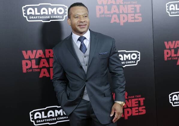 Dean Redman arrives on the red carpet at War for the Planet Of The Apes premiere at SVA Theater on July 10, 2017 in New York City.  NYP20170710127 JOHNxANGELILLO