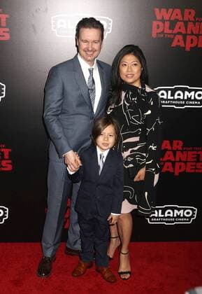 July 10, 2017 - New York, New York, U.S. - Director MATT REEVES and his family attend the New York premiere of War for the Planet of the Apes held at SVA Theatre, New York U.S. - ZUMAk03_ 20170710_zaf_k03_060 Copyright: xNancyxKaszermanx