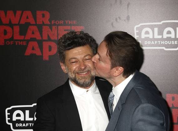 July 10, 2017 - New York, New York, U.S. - Actor ANDY SERKIS and director MATT REEVES attend the New York premiere of War for the Planet of the Apes held at SVA Theatre, New York U.S. - ZUMAk03_ 20170710_zaf_k03_110 Copyright: xNancyxKaszermanx