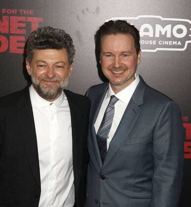 July 10, 2017 - New York, New York, U.S. - Actor ANDY SERKIS and director MATT REEVES attend the New York premiere of War for the Planet of the Apes held at SVA Theatre, New York U.S. - ZUMAk03_ 20170710_zaf_k03_115 Copyright: xNancyxKaszermanx