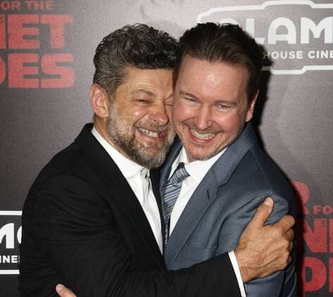July 10, 2017 - New York, New York, U.S. - Actor ANDY SERKIS and director MATT REEVES attend the New York premiere of War for the Planet of the Apes held at SVA Theatre, New York U.S. - ZUMAk03_ 20170710_zaf_k03_120 Copyright: xNancyxKaszermanx