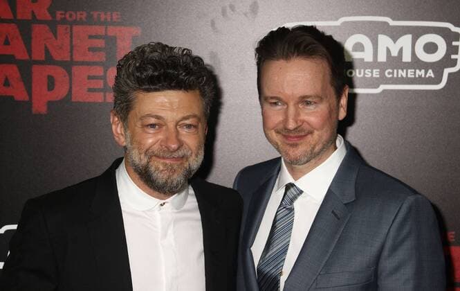 July 10, 2017 - New York, New York, U.S. - Actor ANDY SERKIS and director MATT REEVES attend the New York premiere of War for the Planet of the Apes held at SVA Theatre, New York U.S. - ZUMAk03_ 20170710_zaf_k03_122 Copyright: xNancyxKaszermanx