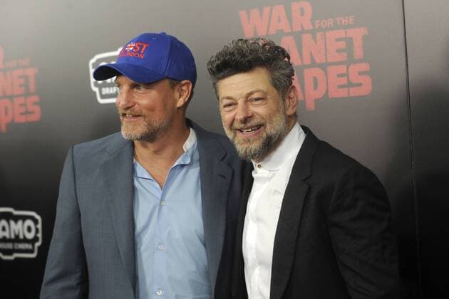 Woody Harrelson und Andy Serkis bei der Premiere des Kinofilms War for the Planet of the Apes Planet der Affen: Survival New York Premiere at SVA Theater. New York, 10.07.2017 Foto:xD.xVanxTinex xFuturexImage