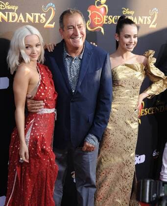 July 11, 2017 - Hollywood, California, U.S. - Dove Cameron, Kenny Ortega, Sofia Carson attends The Los Angeles Premiere of Descendants 2 held at the Arclight Cinerama Dome in Hollywood, California on July11, 2017. 2017 Hollywood U.S. - ZUMAl86_ 20170711_zaf_l86_105 Copyright: xDavexLongendykex
