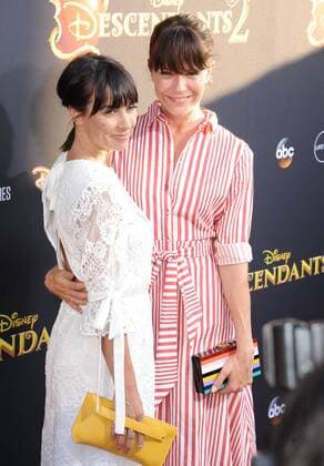 July 11, 2017 - Hollywood, California, U.S. - Constance Zimmer, Katie Aselton attends The Los Angeles Premiere of Descendants 2 held at the Arclight Cinerama Dome in Hollywood, California on July11, 2017. 2017 Hollywood U.S. - ZUMAl86_ 20170711_zaf_l86_118 Copyright: xDavexLongendykex