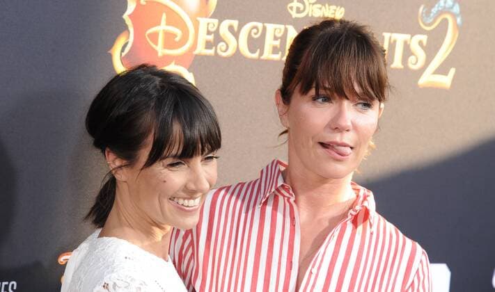 July 11, 2017 - Hollywood, California, U.S. - Constance Zimmer, Katie Aselton attends The Los Angeles Premiere of Descendants 2 held at the Arclight Cinerama Dome in Hollywood, California on July11, 2017. 2017 Hollywood U.S. - ZUMAl86_ 20170711_zaf_l86_117 Copyright: xDavexLongendykex