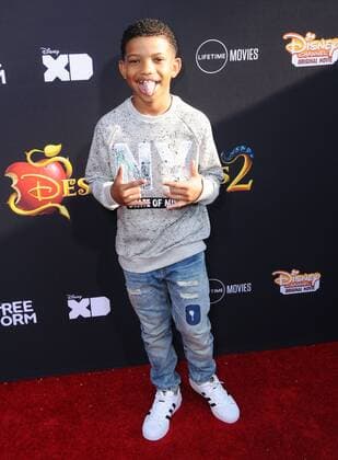 July 11, 2017 - Hollywood, CA, United States - 11 July 2017 - Hollywood, California - Lonnie Chavis. Disney s Descendants 2 Los Angeles Premiere held at the ArcLight Cinerama Dome in Hollywood. Photo Credit: AdMedia Hollywood United States - ZUMAa123 20170711_zaa_a123_130 Copyright: xBirdiexThompsonx