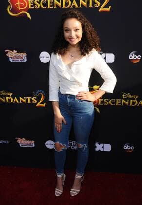 July 11, 2017 - Hollywood, CA, United States - 11 July 2017 - Hollywood, California - Kayla Maisonet. Disney s Descendants 2 Los Angeles Premiere held at the ArcLight Cinerama Dome in Hollywood. Photo Credit: AdMedia Hollywood United States - ZUMAa123 20170711_zaa_a123_135 Copyright: xBirdiexThompsonx