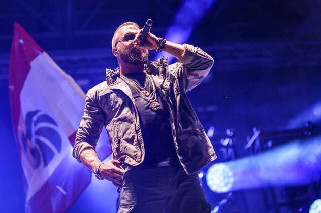 Kollegah live auf dem Splash! Festival 2017 auf der Halbinsel Ferropolis. Gräfenhainchen, 07.07.2017 Foto:xM.xPatzigx xFuturexImage
