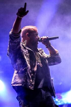 Kollegah live auf dem Splash! Festival 2017 auf der Halbinsel Ferropolis. Gräfenhainchen, 07.07.2017 Foto:xM.xPatzigx xFuturexImage