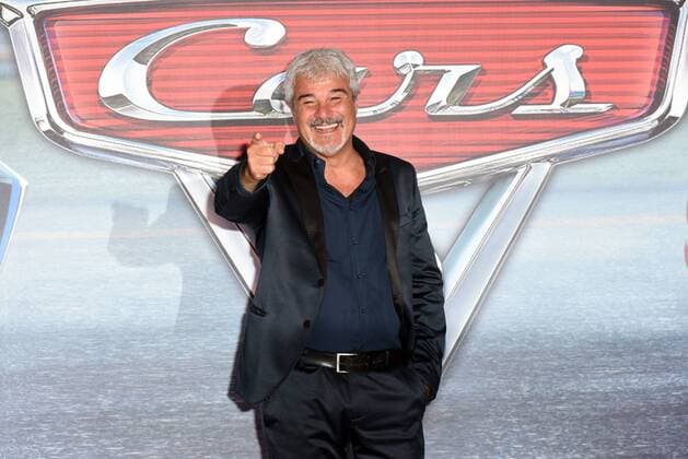 Foto IPP Gioia Botteghi Roma 12 07 2017 presentazione del film di animazione Cars 3 nella foto l attore Pino Insegno doppiatore della versione italiana  0