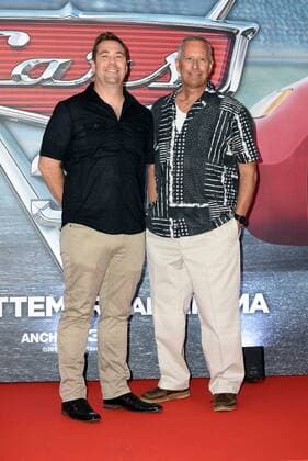 Foto IPP Gioia Botteghi Roma 12 07 2017 presentazione del film di animazione Cars 3 nella foto il regista Brian Fee con il produttore Kevin Reher  0