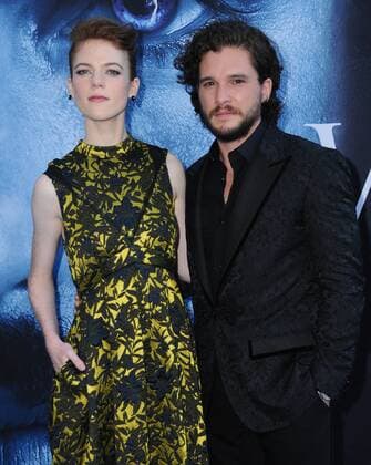 July 12, 2017 - Los Angeles, CA, United States - 12 July 2017 - Los Angeles, California - Rose Leslie, Kit Harrington. HBO s Game of Thrones Season 7 Los Angeles Premiere held at The Music Center s Walt Disney Concert Hall in Los Angeles. Photo Credit: AdMedia Los Angeles United States - ZUMAa123 20170712_zaa_a123_163 Copyright: xBirdiexThompsonx