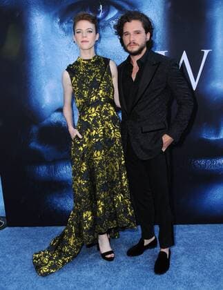 July 12, 2017 - Los Angeles, CA, United States - 12 July 2017 - Los Angeles, California - Rose Leslie, Kit Harrington. HBO s Game of Thrones Season 7 Los Angeles Premiere held at The Music Center s Walt Disney Concert Hall in Los Angeles. Photo Credit: AdMedia Los Angeles United States - ZUMAa123 20170712_zaa_a123_175 Copyright: xBirdiexThompsonx