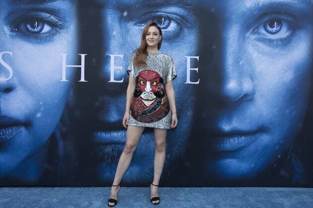 July 12, 2017 - Los Angeles, California, U.S - Sophie Turner arrives at the Premiere Of HBO s Game Of Thrones Season 7 at Walt Disney Concert Hall on July 12, 2017 in Los Angeles, California. Los Angeles U.S. - ZUMAg199 20170712_zap_g199_051 Copyright: xMichaelxGouldingx