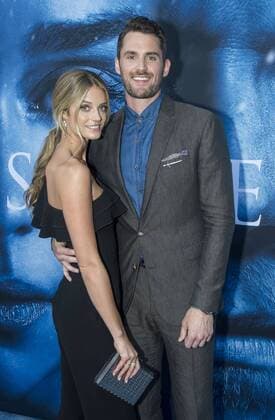 July 12, 2017 - Los Angeles, California, U.S - Model Kate Bock and NBA player Kevin Love arrive at the Los Angeles Premiere for the seventh season of HBO s Game Of Thrones at Walt Disney Concert Hall on July 12, 2017 in Los Angeles, California. Los Angeles U.S. - ZUMAg199 20170712_zap_g199_103 Copyright: xMichaelxGouldingx