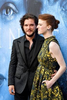July 12, 2017 - Los Angeles, California, U.S - Kit Harington, Rose Leslie arrives at the Premiere Of HBO s Game Of Thrones Season 7 at Walt Disney Concert Hall on July 12, 2017 in Los Angeles, California. Los Angeles U.S. - ZUMAg199 20170712_zap_g199_090 Copyright: xMichaelxGouldingx