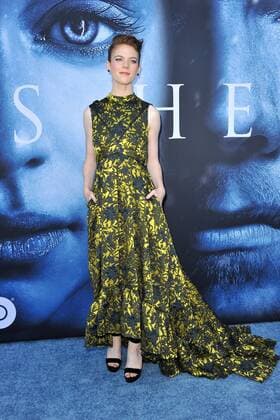 Rose Leslie, die beiden Schauspieler bei der Serienpremiere der 7. Staffel von Game Of Thrones (HBO) am 12.07.2017 in Hollywood, Los Angeles Premiere Of HBO s Game Of Thrones Season 7 in Los Angeles, 2017 