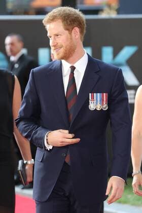 . 13 07 2017. London, United Kingdom. Prince Harry arriving at the world premiere of Dunkirk in London  xStephenxLockx xi-Imagesx IIM-15563-0029