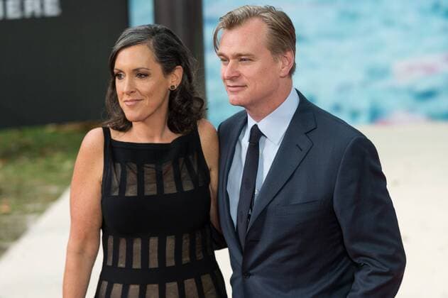 July 13, 2017 - London, London, UK - Emma Thomas and Christopher Nolan attends the Dunkirk World Film Premiere. London UK  - ZUMAt138 20170713_zap_t138_027 Copyright: xRayxTangx