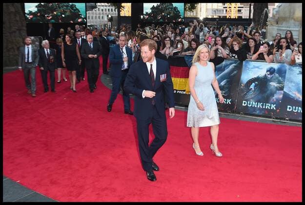 . 13 07 2017. London, United Kingdom. Prince Harry Dunkirk veterans. Prince Harry arrives at the Dunkirk World Premiere at Odeon Leicester Square on July 13, 2017 in London, England  xi-Imagesx xPoolx IIM-15567-0018