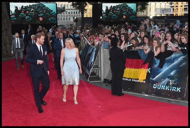 . 13 07 2017. London, United Kingdom. Prince Harry Dunkirk veterans. Prince Harry arrives at the Dunkirk World Premiere at Odeon Leicester Square on July 13, 2017 in London, England  xi-Imagesx xPoolx IIM-15567-0019
