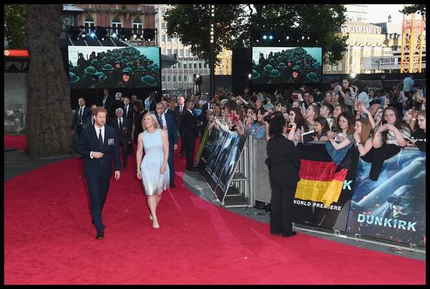 . 13 07 2017. London, United Kingdom. Prince Harry Dunkirk veterans. Prince Harry arrives at the Dunkirk World Premiere at Odeon Leicester Square on July 13, 2017 in London, England  xi-Imagesx xPoolx IIM-15567-0020