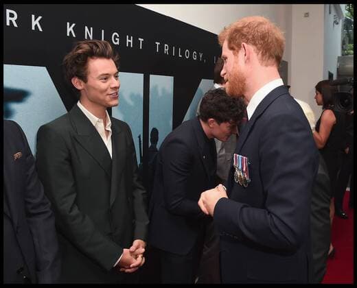 . 13 07 2017. London, United Kingdom. Prince Harry Dunkirk veterans. Actor Harry Styles and Prince Harry attend the Dunkirk World Premiere at Odeon Leicester Square on July 13, 2017 in London, England  xi-Imagesx xPoolx IIM-15567-0004