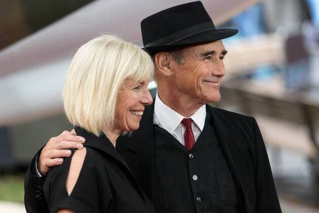 July 13, 2017 - London, London, UK - London, UK. CLAIRE VAN KAMPEN and SIR MARK RYLANCE attends the Dunkirk World Film Premiere. London UK  - ZUMAl94_ 20170713_zaf_l94_067 Copyright: xRayxTangx